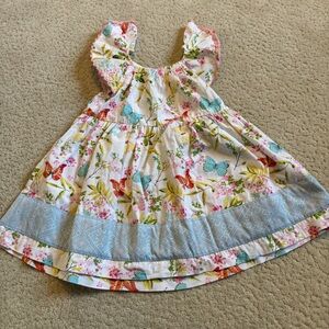 Matilda Jane Floral Butterfly Dress - Multicolor